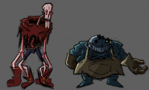 RT!Horrortale Sans & Papyrus