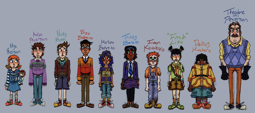 Hello Neighbor Redesigns (Basic Outfits)